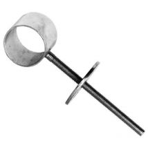 Soporte central redondo tubo armario 20 mm cincado wl143 - AVL