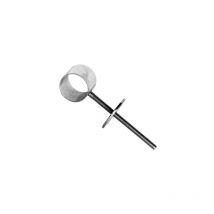 AVL - Soporte central redondo para tubo de armario 20mm cincado WL143