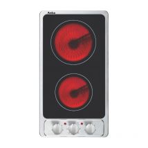 Vetrocer Amica domino 29 cm 2 fuochi in acciaio inox - avm 2420 x Amica