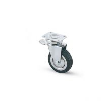 AVO - ruota girevole per mobili art.155BIS mm.100-piastra mm.90x70 4 pz