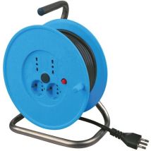 Avvolgicavo 230 v - 25 metri - Presa Italiana e Tedesca