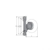 Avvolgitore per Tapparelle Zenith Interasse 142mm, 160,5mm, 165mm, 184mm (B=185mm) 8 metri\Non caricata
