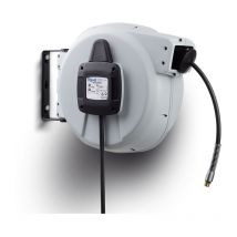 Avvolgitubo aria compressa tubo 15m attacco rapido 1/4' parete roll major Mavel