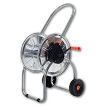 Avvolgitubo da giardino 50 m 1/2" in acciaio zincato – Carrello per tubi – 3,90 kg