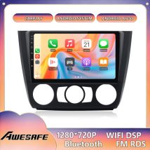 Awesafe Android 13 Autoradio Für Bmw 1er Serie E81 E82 E87 E88 (2004–2011) 2gb+64gb 9" Bildschirm Carplay Android Auto Gps Wifi