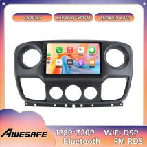 Awesafe Autoradio Android 13 2gb+64gb Für Renault Master Nissan Nv400/opel Movano (2010-2016) 10,1'' Bildschirm Carplay Android Auto