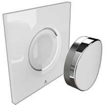 Sp-b Smartpebble Interruttore Bluetooth Con Comando A Gesti, Plastica/metallo Bianco/cromato, Dimensioni: 80 X 80 Mm - Awox