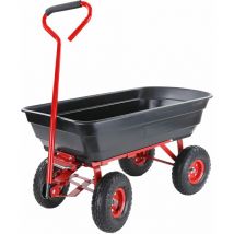 Awtools Gartenwagen/kipper, 4 Räder, 75 L