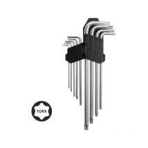Awtools klucze torx długie / t10-t50 / 9 sztuk