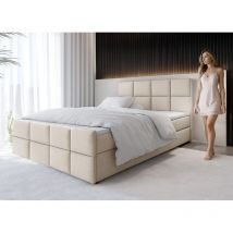 Ax Living Boxspringbett Beige Aleyna Bett 180 X 200 Mit Bettkasten