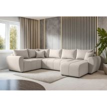Ax Living Malatya U Xl Wohnlandschaft U Form Xxl Ecksofa Beige 303cm L