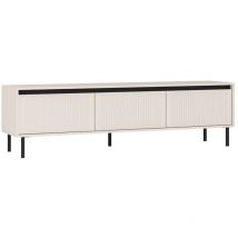 Ax Living Tv-lowboard Bodrum Tv-schrank 3 Schubladen 178 Cm Sandbeige