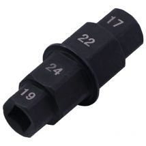 Aougo - Axe de Roue Avant Moto,Clé pour Axe de Roue,Clé pour Axe de Roue de Moto,Douille Speciale Moto,Axe Hexagonal,Axe de Roue Moto,Axe de Roue