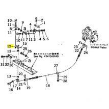 Axe de verrouillage Komatsu 20T-43-72231