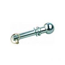 Axe 185 mm pour chape mixte – Boule 50 mm, fixation renforcée