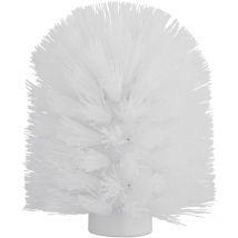 Testina di Ricambio per Spazzola wc in plastica, Testa Ricambio Spazzola scopino wc Accessori Bagno, ø ca. 8 cm x Altezza ca. 9,5 cm, Bianco - Axentia