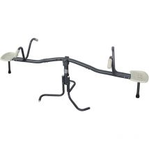 Bascule rotative en m tal en anthracite & cr me Seesaw pour enfants partir de 3 ans pivotant 360 Bascule pour enfants pour l'aire de jeux / le