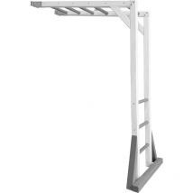 Beach Tower Cadre d'escalade en bois en Gris et Blanc l ment d'appoint pour Aires de Jeux Accessoires d'escalade pour Aire de Jeux - 205,7 cm - AXI