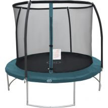 Trampoline rond avec filet AXI Boston - 244 cm en Vert Trampoline ent rr et hors sol pour enfants Pour le jardin / l'ext rieur