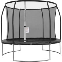 Trampoline rond avec filet AXI Boston - 305 cm en noir Trampoline ent rr et hors sol pour enfants Pour le jardin / l'ext rieur