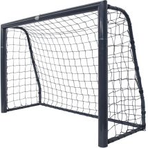 Cage de Foot Cristiano Cage de Foot, Pliable But de Football 180cm, 5 kg Anthracite Facile Construire et Ranger Facile transporter, Cage de Foot