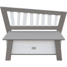 AXI - Corky banc de rangement en Gris & Blanc Banc Enfant