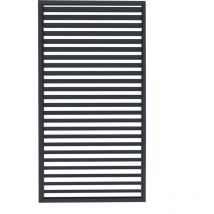 AXI - Raya Mur d'ombrage lamelles, Aluminium 93x235 cm pour Pergola Raya Protection optimale contre le soleil et les regards indiscrets - Durable