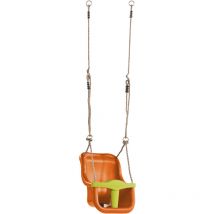 AXI Siège de balançoire pour bébé en orange & Vert Pour des bébés à partir de 9 mois