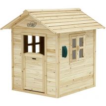 Holz Kinderspielhaus Noa Natur 106x95x130 cm - AXI