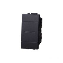 Axial-ausschalter 1P 16A Bticinoliving Light kompatibler Schwarz farbe