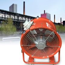 Axialgebläse Ex-lüfter Bautrockner Bauventilator Baugebläse Kunststoff 7800m³/h 18 Zoll Explosionssicherer Ventilator Explosionssicherer 