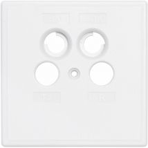 Axing - szu 2-02 plaque prise murale cache pour prise bsd 960-xx blanc