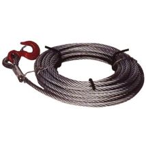 AYERBE - 585155 - Cable de Tracción de Acero 10 Metros Ø 4 mm