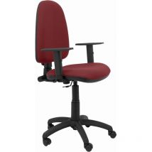 Kastanienbrauner Stuhl Ayna mit verstellbaren Armlehnen