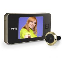 AYR - 752-M digitale per porta, in nichel opaco e ottone per porte in alluminio