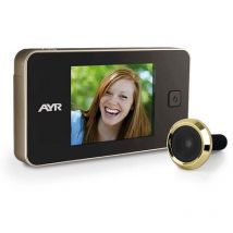 AYR - Mirilla digital dorada laton pulido 7521 exitec