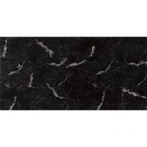 Azulejo genova negro 59X120 cm estilo Mármol .