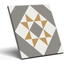 Elmer - Azulejo Porcelánico Decorativo Patchwork Victoriano Grado 20x20 cm. y