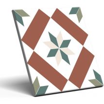 Ilcom - Azulejo Porcelánico Decorativo Patchwork Victoriano molly Grado 20x20 cm. y