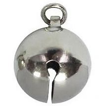 MAPEL cascabel niquel de 8mm. b/25 , Cascabel niquelado de 8mmCon anillaBolsa de 25 unidades.