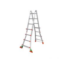 Scala lunga 4.00m - 4 x 4 pioli - Asta allungabile - BKPL/2/BR