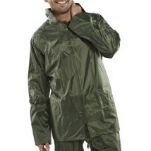 Beeswift Nylon B-Dri Weather Proof Jacket Olive Green Extra Large - NBDJOXL