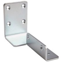 Pottker - b] equerres de fixation pour traverse - Hauteur : 70 mm - Largeur : 50 mm - Longueur : 120 mm - Matériau : Acier zingué