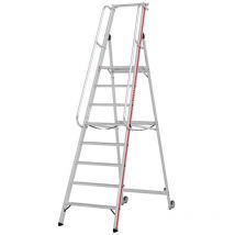 Hymer - Escabeau 8 marches - Hauteur max. de travail 3.85m - 8081/08