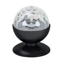 Briloner - Disco Licht Leuchten Disco Light, 3 W, Ip20, Schwarz, Kunststoff, Ø 12,5 Cm