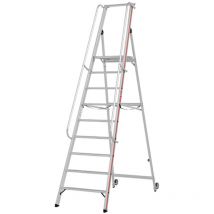 Scaletta 9 gradini - altezza massima di lavoro 4.10m - 8081/09