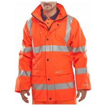 Beeswift - bseen pu Hi Vis jacket xxl - Orange - Orange