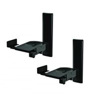 B-tech - Bt77 Supporto A Muro Per Altoparlante Inclinabile, Girevole Distanza Dalla Parete (max.): 27.3 Cm Nero 1 Paio/a