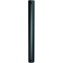 B-tech - System 2 - Ø50mm Pole - 1m Bt7850 - Composant De Montage (poteau, Anneau D'Extrémité De Pôle) - Acier - Noir - Montable Au Plafond, Sur Le 