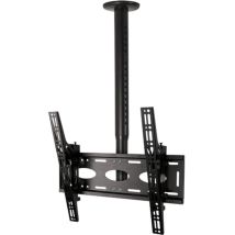 Supporto A Soffitto Per Tv B-tech Bt8426, 165,1 Cm (65") Nero, Capacit 50 Kg, Vesa 600x400 Mm, Montaggio Piatto, Garanzia 120 Mesi